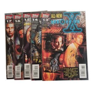 Topps Comics All New The X Files #13-#17 Lot Of 5 VG+ 1996